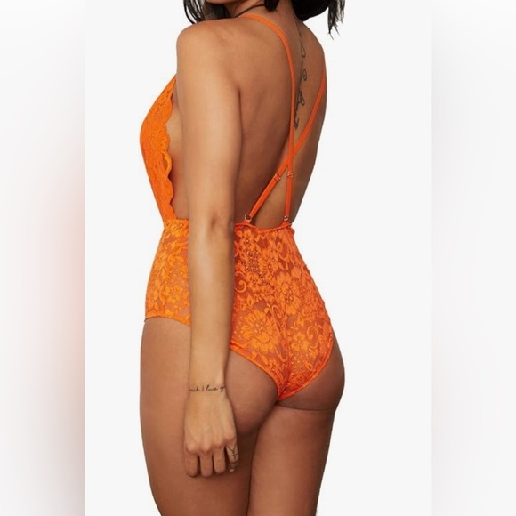 NWT HAH Comin in HAHt Lace Bodysuit M - Picture 7 of 8